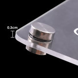 Glass Dry Erase Magnet Whiteboard Weekly Planner for Refrigerator 40×30×0.3 cm