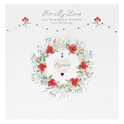 Hallmark Large Square Christmas Love Contemporary Card 