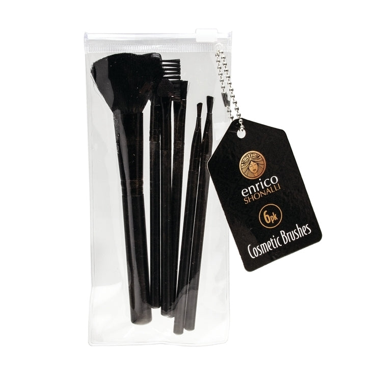 Set of 6 Assorted Enrico Shonalli Cosmetic Brushes {DC}