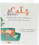 Funny Cats Humour Birthday Card {DC}