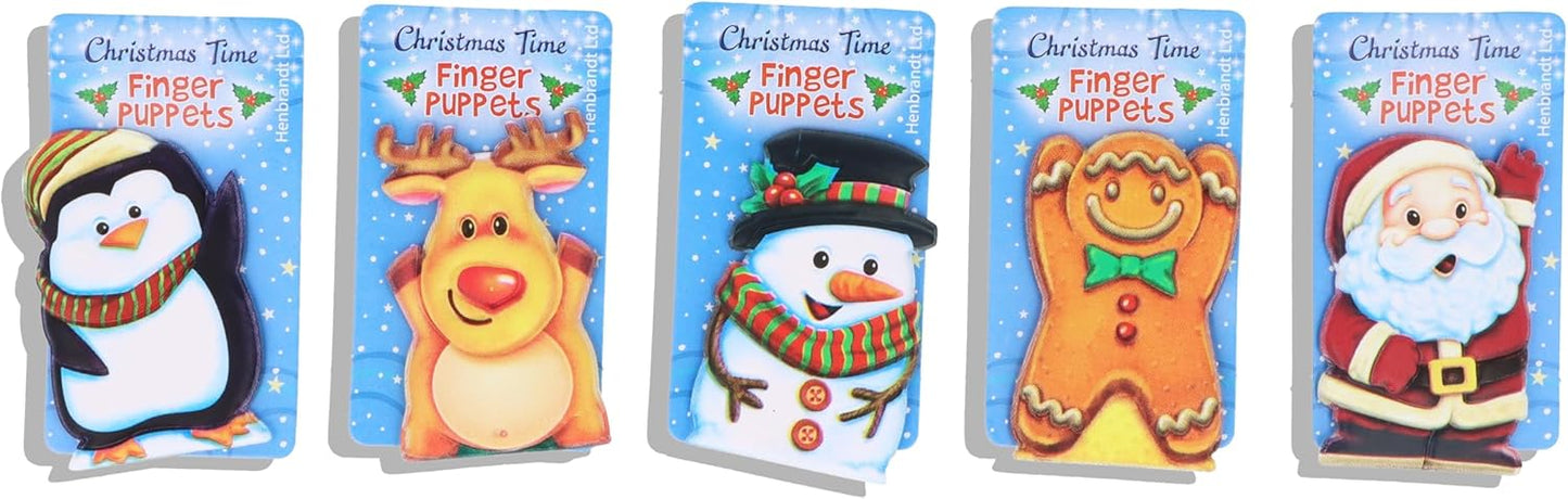 Single Christmas Finger Puppet {DC}