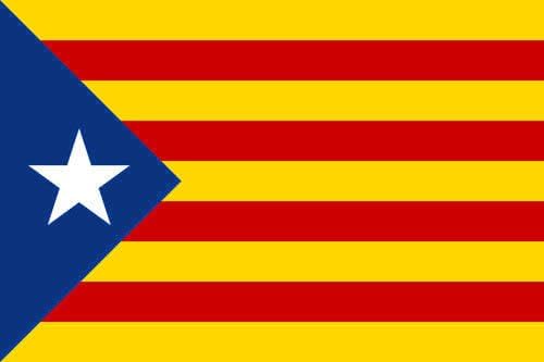 Estelada Catalunya Flag 5ft X 3ft