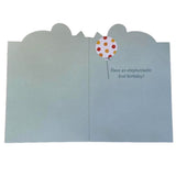 You're 2nd Elephant With Balloons Die Cut Design Birthday Card