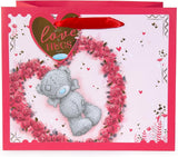 Bear In Heart Shape Me to You Tatty Teddy Valentine's Day Gift Bag Medium Size {DC}