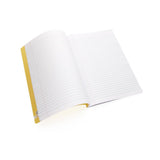 A4 120 Pages Sunshine Yellow Durable Cover Manuscript Book by Premto