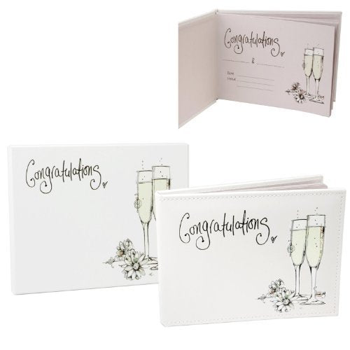 CONGRATULATIONS Wedding Day Guest Book