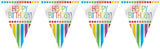 12ft Rainbow Birthday Flag Banner