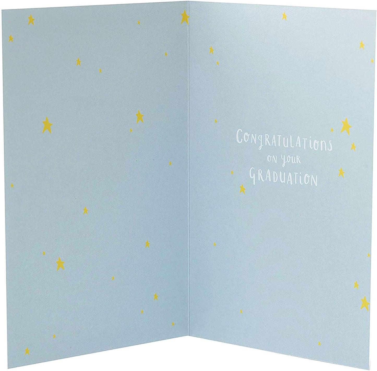 Graduation Congratulations Card Owl, You're a Wise One! Gold Foil Finish 