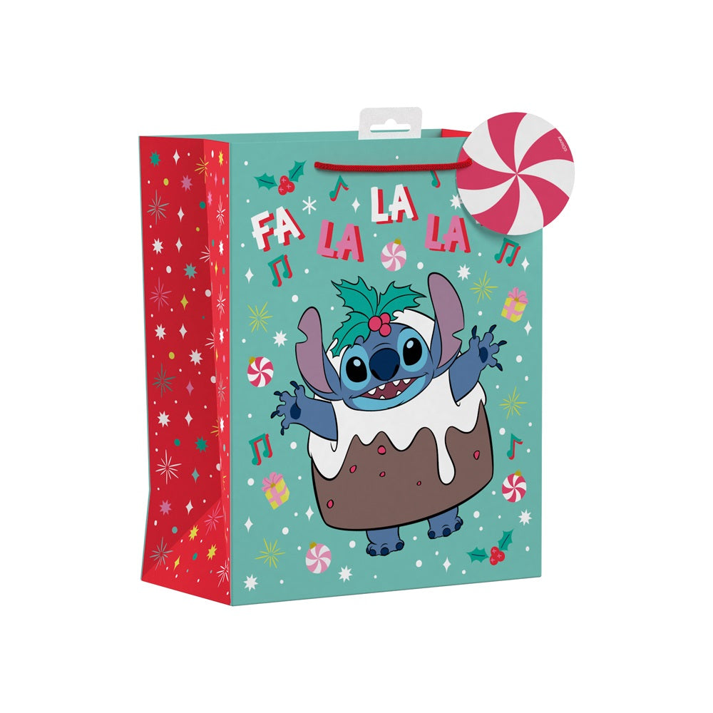 Disney Stitch Large Christmas Gift Bag