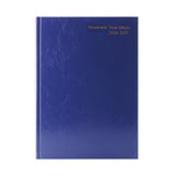 Janrax 2026-2027 A5 Day Per Page Blue Academic Diary