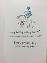 A Poem For Great Dad Lucky Daughter Humour Fathers Day Card 