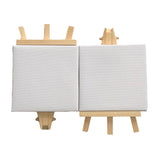Mini Easel and Canvas Set