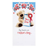 You Star Father's Day Adorable Card 'Big Thanks' 