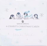Multipack of 6 Penguins Design Christmas Cards with Envelopes