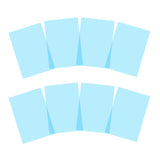 Pack of 8 A5 Plain Blue Dyslexia Overlay Reading Sheets – PET Material, Rounded Corners