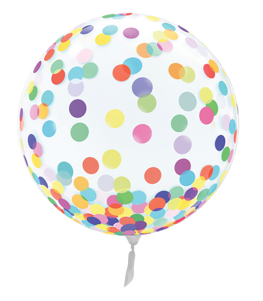 Multicolour Spotted 18" Vortex Balloon