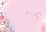 Bear At table With Cake Lovely Nan Birthday Card