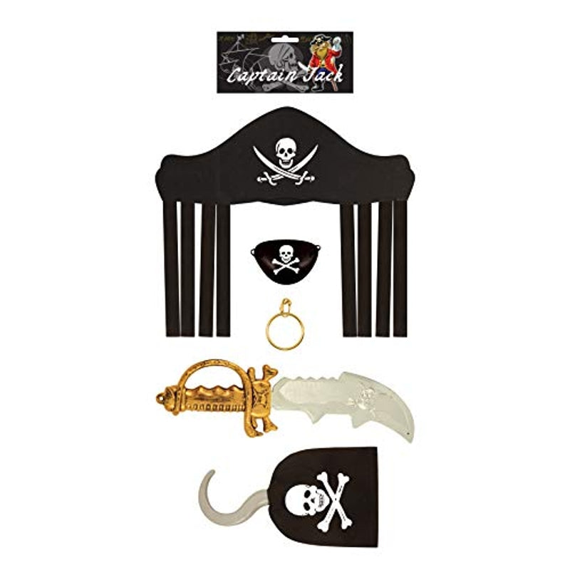Pirate Set 5 Piece with 36cm Sword Child {DC}