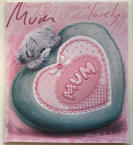Lovely Mum Softly Drawn Me to You Bear Mothers Day Card 
