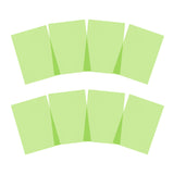 Pack of 8 A4 Plain Light Green Dyslexia Overlay Reading Sheets – PET Material, Rounded Corners