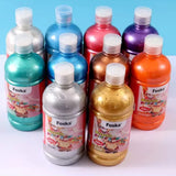 500ml Blue Metallic Poster Paint