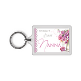 World's Best Nanna Celebrity Style Keyring