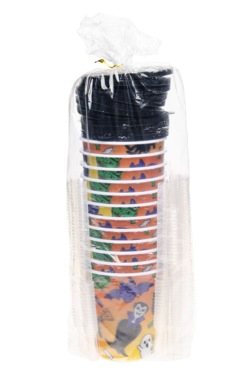 Halloween 3D Cup With Straw and Lid