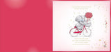 Bears On Bicycle Love of my Life Luxury Large Boxed Handmade Valentine's Day Card {DC}