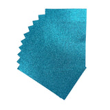 Pack of 10 A4 Light Blue Glitter EVA Foam Sheets