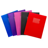 A4 Purple Flexible Cover 20 Pocket Display Book