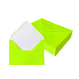 Pack of 50 Vivid Zest Green 125x175mm Gummed Envelopes