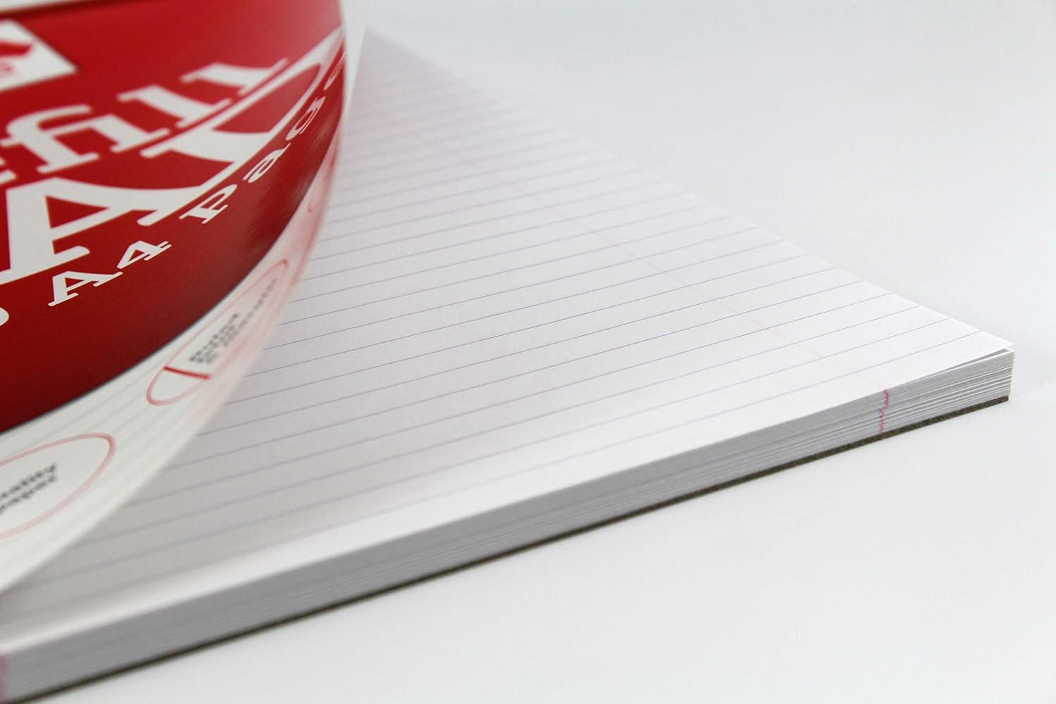 A4 160 Pages 8mm Feint with Margin Refill Pad (210x297mm)