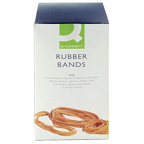 Q-Connect Rubber Bands Assorted Sizes 500g 