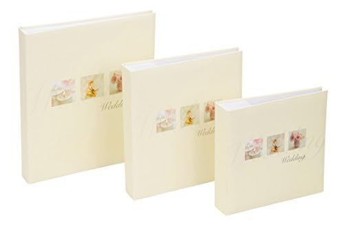 Rich Cream Colour,Pearl Series Rose Design Wedding Album 32 x 27.5cm