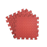 Pack of 4 30x30cm Red Coloured 1cm Thick EVA Foam Mats