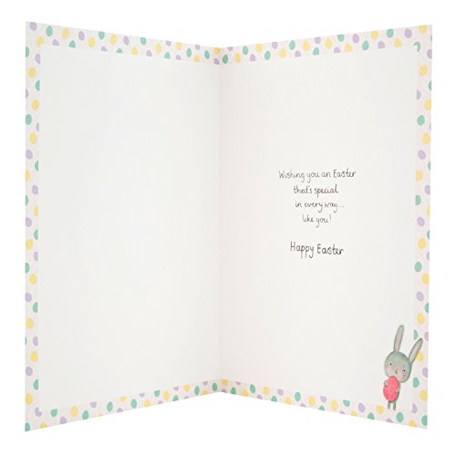 Hallmark Cute Bunny Easter Card 'Just For Her' - New Medium 