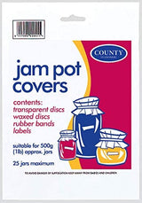 Pack of 25 Jam Pot Covers