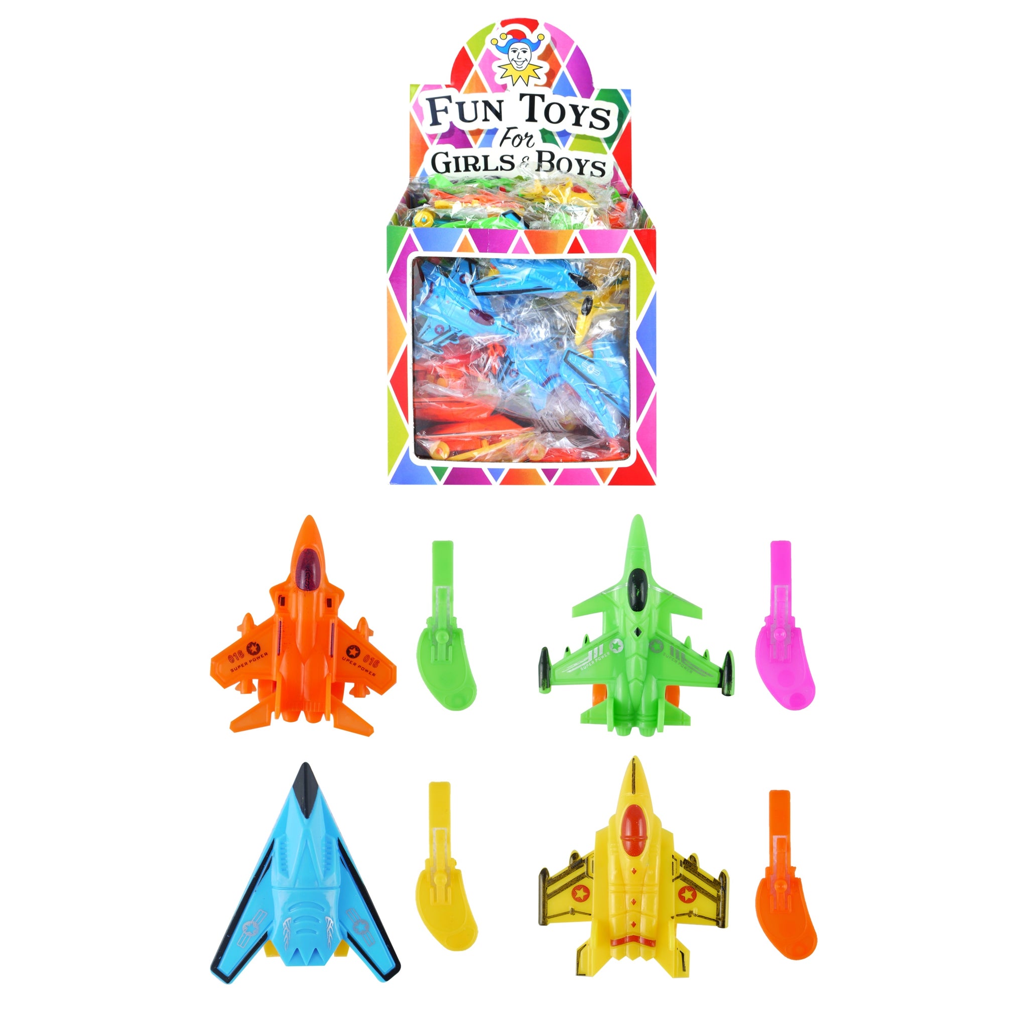 Aeroplane With Key Spring 6cm {DC}