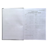 Janrax 2026-2027 A4 Day Per Page Burgundy Academic Diary