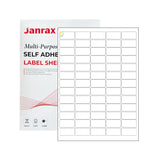Pack of 6400 White 39x21mm Self Adhesive Labels (64 Labels per A4 Sheet)