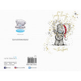 Aunty Tatty Teddy With Fairy Lights Design Christmas Card