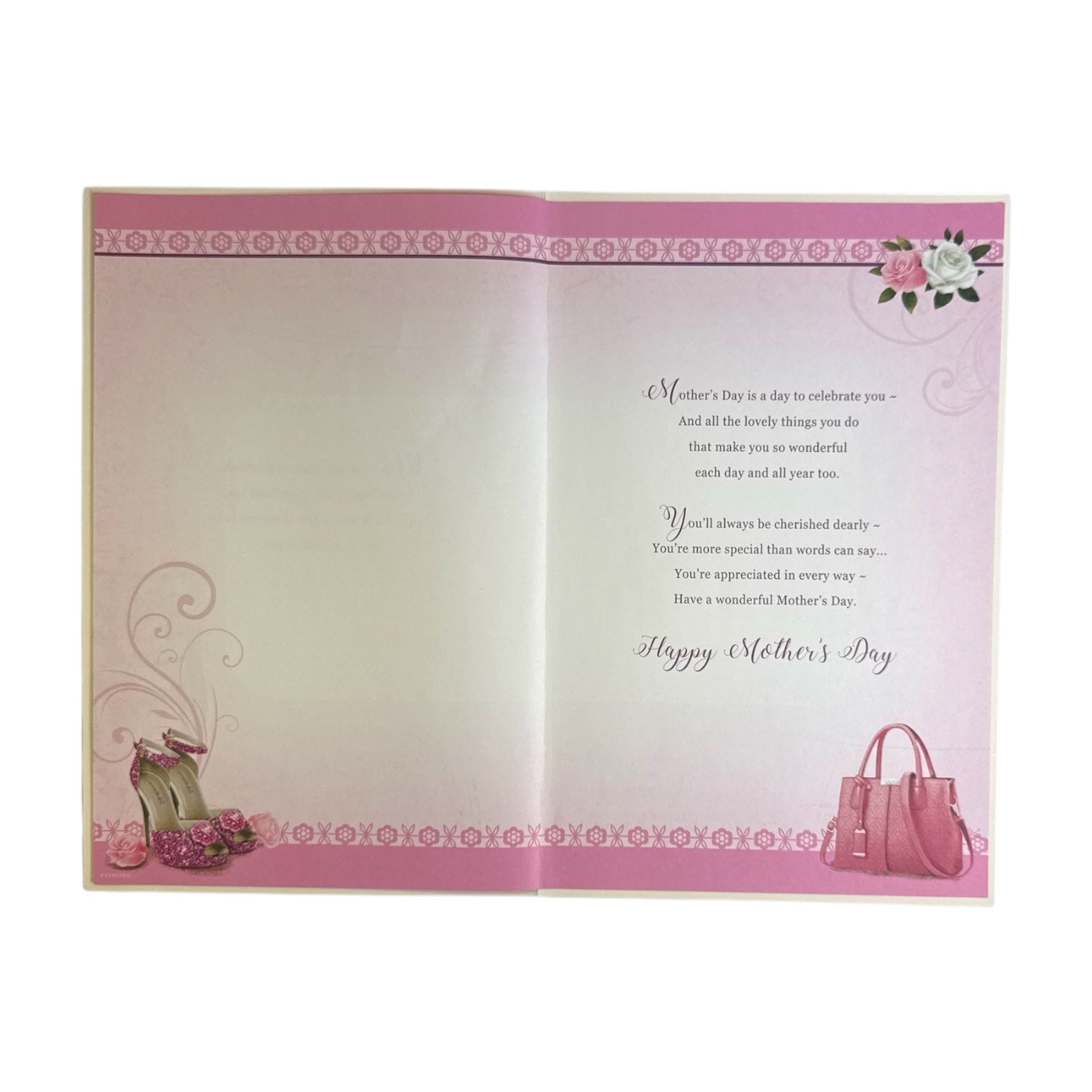 For A Special Mum Shoes And Purse Design Mother's Day Card