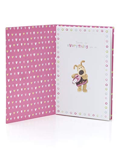 Mother's Day Card Boofle with Flowers and Butterfly {DC}