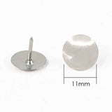 Box of 1000 Silver Thumb Tacks
