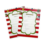 Pack of 20 Christmas Baubles Thank You Sheets With Envelopes
