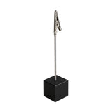 Photo Holder Clip with Square Black Coloured Resin Base
