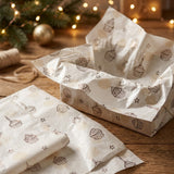 Pack of 5 Sweet Celebration Design 50 x 70 cm Luxury Silver Foil Tissue Sheets - Birthday, Cake
