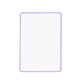 A4 Double Sided Magnetic Erasable MDF Plain Whiteboard With Purple Border