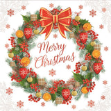 Pack 10 Festive Tree & Wreath Designs Christmas Cards