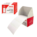 Roll of 250 Self Adhesive Address Labels 36x89mm